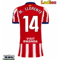 Atletico Madrid Marcos Llorente #14 Replica Home Shirt Ladies 2026-27 Short Sleeve